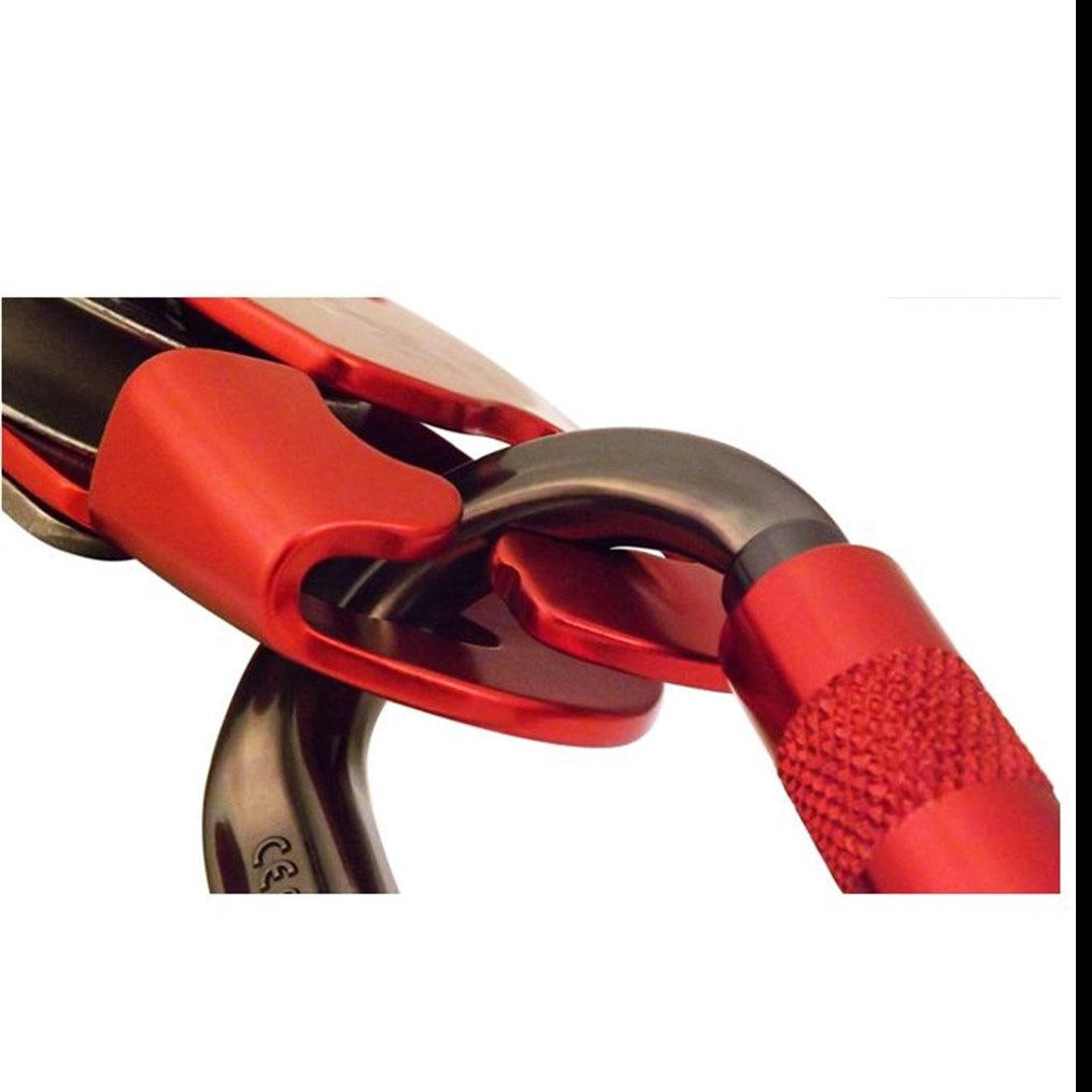 ISC D4 Work Rescue Descender in red