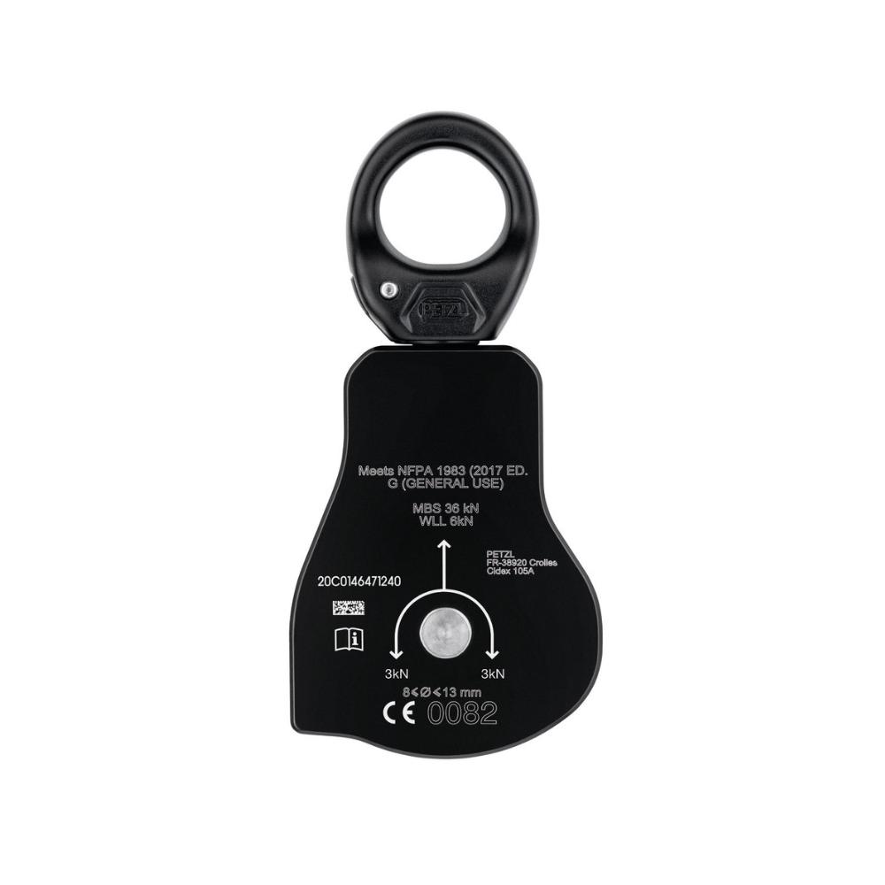 The back view of the  Petzl Spin L1D pulley