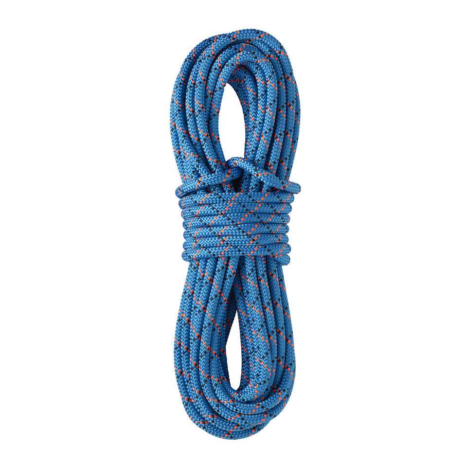 Coiled Sterling WorkPro 11mm rope in blue