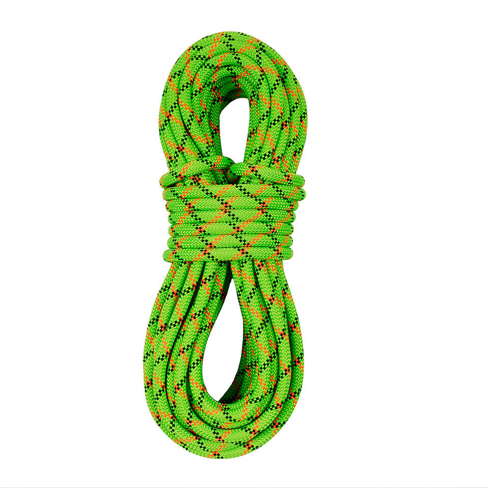Coiled Sterling WorkPro 12.5mm rope in green